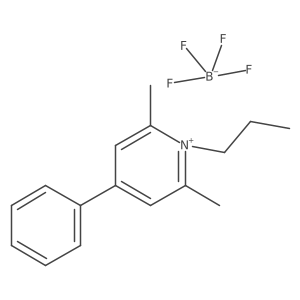 2,6-Dimethyl-4-phenyl-1-propyl-pyridinium tetrafluoroborate结构式