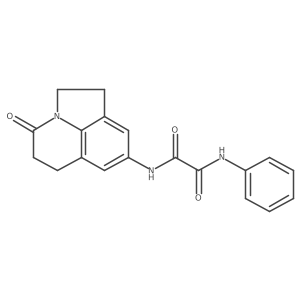N1-(4-oxo-2,4,5,6-tetrahydro-1H-pyrrolo[3,2,1-ij]quinolin-8-yl)-N2-phenyloxalamide Structure