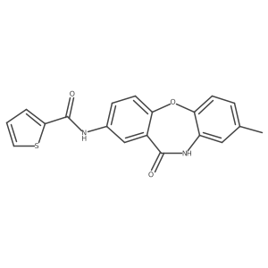 N-(8-methyl-11-oxo-10,11-dihydrodibenzo[b,f][1,4]oxazepin-2-yl)thiophene-2-carboxamide Structure
