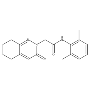 N-(2,6-dimethylphenyl)-2-(3-oxo-5,6,7,8-tetrahydrocinnolin-2(3H)-yl)acetamide结构式