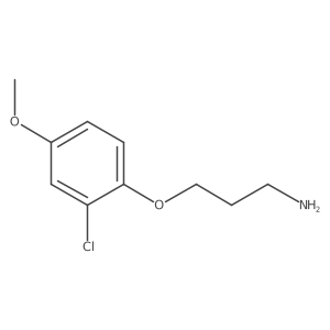 3-(2-Chloro-4-methoxyphenoxy)propan-1-amine Structure