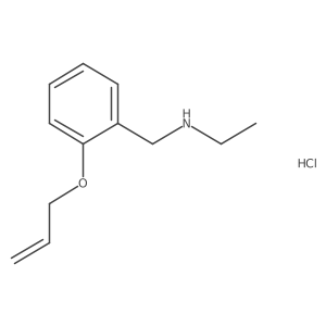 N-[2-(Allyloxy)benzyl]ethanamine hydrochloride Structure