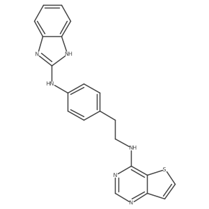 N-(4-(1H-benzo[d]imidazol-2-ylamino)phenethyl)thieno[3,2-d]pyrimidin-4-amine Structure