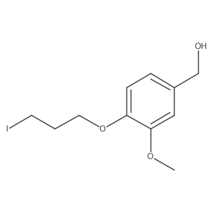 [4-(3-Iodopropoxy)-3-methoxyphenyl]methanol结构式