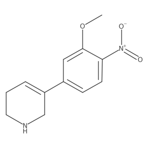 5-[3-(Methyloxy)-4-nitrophenyl]-1,2,3,6-tetrahydropyridine Structure