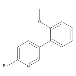2-Bromo-5-(2-methoxyphenyl)pyridine结构式