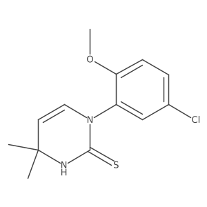 1-(5-Chloro-2-methoxyphenyl)-4,4-dimethyl-1,4-dihydropyrimidine-2-thiol Structure