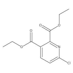 Diethyl 6-chloropyridine-2,3-dicarboxylate结构式