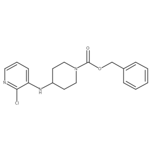 Benzyl 4-(2-chloro-pyridin-3-yl-amino)-piperidine-1-carboxylate结构式