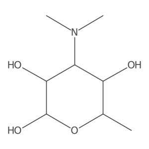 alpha-D-Mycaminosepyranose Structure