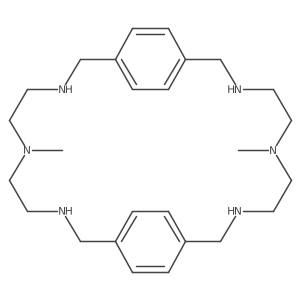 6,19-Dimethyl-3,6,9,16,19,22-hexaazatricyclo[22.2.2.2<11,14>]triaconta-1(27),11,13,24(28),25,29-hexaene Structure