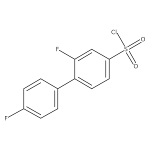 2,4'-Difluoro-[1,1'-biphenyl]-4-sulfonyl chloride Structure