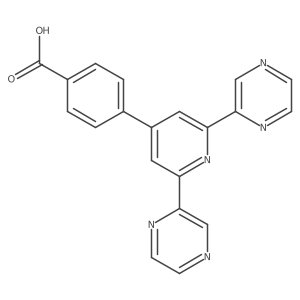 4-(2,6-Di(pyrazin-2-yl)pyridin-4-yl)benzoic acid结构式