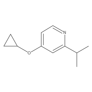 4-Cyclopropoxy-2-isopropylpyridine Structure