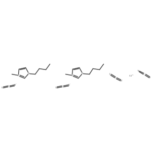 Bis(1-butyl-3-methylimidazolium) tetrathiocyanatocobaltate Structure
