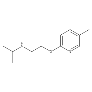 N-[2-[(5-Methyl-2-pyridinyl)oxy]ethyl]-2-propanamine结构式