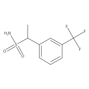 1-(3-(Trifluoromethyl)phenyl)ethane-1-sulfonamide结构式
