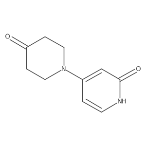 4-(4-oxopiperidin-1-yl)-1H-pyridin-2-one结构式