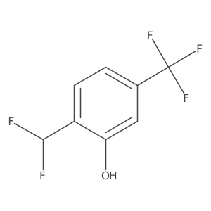 2-(Difluoromethyl)-5-(trifluoromethyl)phenol Structure