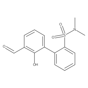 6-(2-N,N-Dimethylsulfamoylphenyl)-2-formylphenol Structure