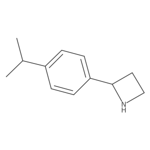 2-[4-(Propan-2-yl)phenyl]azetidine Structure