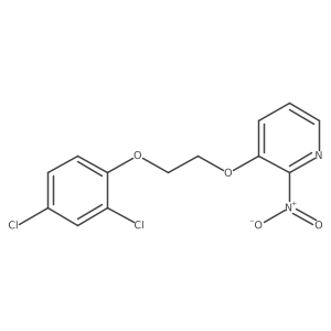 3-[2-(2,4-Dichlorophenoxy)ethoxy]-2-nitropyridine Structure