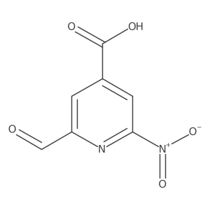 2-Formyl-6-nitroisonicotinic acid Structure