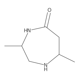 3,7-Dimethyl-1,4-diazepan-5-one结构式