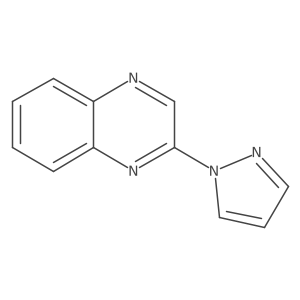 Quinoxaline, 2-(1H-pyrazol-1-yl)- Structure