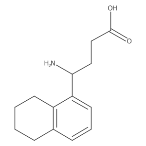 4-Amino-4-(5,6,7,8-tetrahydronaphthalen-1-yl)butanoic acid Structure