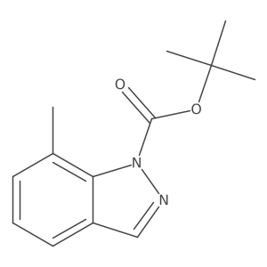 Tert-butyl 7-methyl-1H-indazole-1-carboxylate Structure