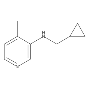 N-(cyclopropylmethyl)-4-methylpyridin-3-amine结构式