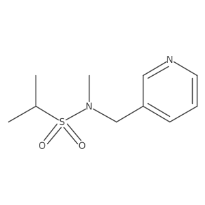 2-Propanesulfonamide, N-methyl-N-(3-pyridinylmethyl)-结构式