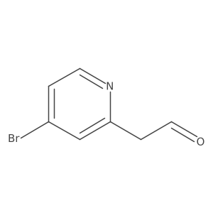 2-(4-Bromopyridin-2-YL)acetaldehyde Structure