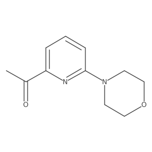 1-[6-(4-Morpholinyl)-2-pyridinyl]ethanone结构式