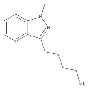 4-(1-methyl-1H-indazol-3-yl)butan-1-amine结构式