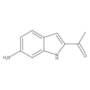 1-(6-Amino-1H-indol-2-yl)ethan-1-one Structure