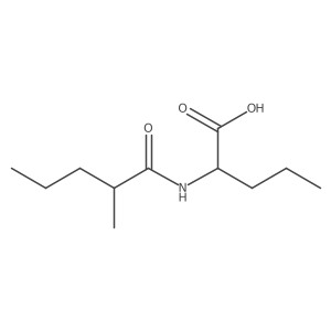 (2S)-2-(2-methylpentanamido)pentanoic acid Structure