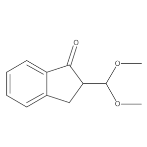 2-(Dimethoxymethyl)-2,3-dihydro-1H-inden-1-one Structure