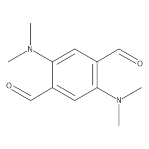 2,5-Bis(dimethylamino)terephthalaldehyde结构式