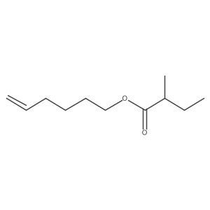 Butanoic acid, 2-methyl-, 5-hexen-1-yl ester结构式