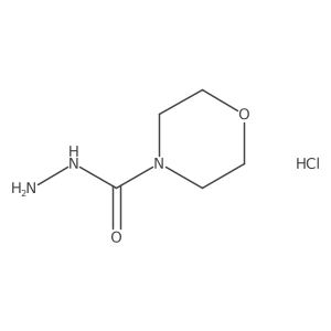 Morpholine-4-carbohydrazidehydrochloride Structure