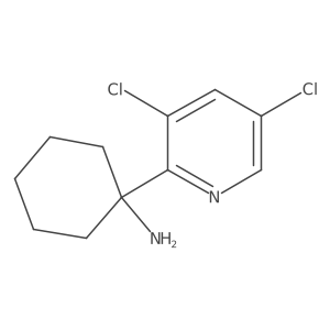 1-(3,5-Dichloropyridin-2-yl)cyclohexan-1-amine Structure
