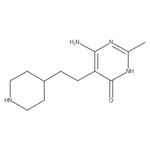 6-Amino-2-methyl-5-(2-(piperidin-4-YL)ethyl)pyrimidin-4-OL Structure