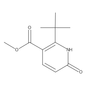 Methyl 2-(tert-butyl)-6-oxo-1,6-dihydropyridine-3-carboxylate Structure