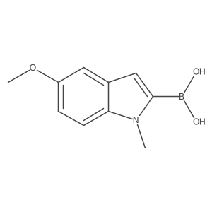 (5-Methoxy-1-methyl-1H-indol-2-yl)boronic acid Structure