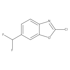 2-Chloro-6-(difluoromethyl)benzo[d]oxazole Structure