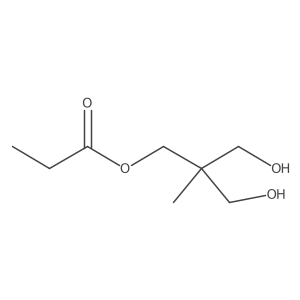 1,3-Propanediol, 2-(hydroxymethyl)-2-methyl-, 1-propanoate结构式