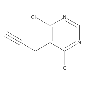 4,6-Dichloro-5-prop-2-ynylpyrimidine结构式