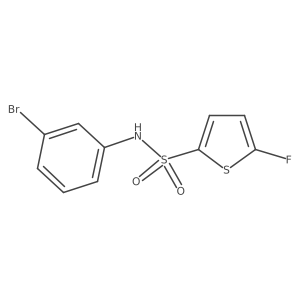 N-(3-Bromophenyl)-5-fluorothiophene-2-sulfonamide Structure
